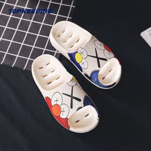 Buy cheap Regular Fit Female EVA Elmo Cartoon Printed Yeezy Slides from wholesalers