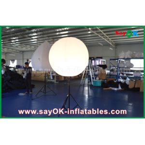Decorative Lighted Balloons / Inflatable Lighting Decoration For Party And