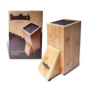 Buy cheap Durable Bamboo Knife Block Customized Size High Strength Free Of Heavy Metals from wholesalers