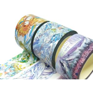 Decorative Gold Foil Printing Patterned Washi Tape