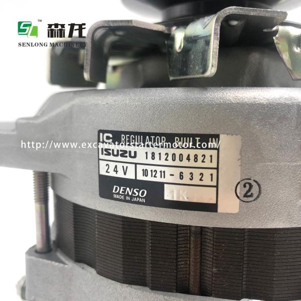24V 50A Isuzu Generator 1812002960 1812004820 1812004821 1012116320 1012116321 0350003210