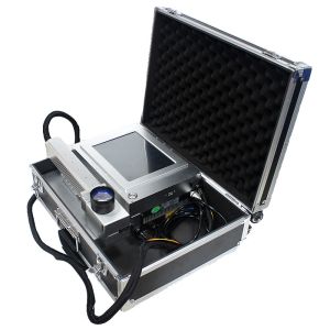 Buy cheap Portable 50 Watt Handheld Laser Marking Machine Small Size Fiber Laser for Metal Coding & Engraving Supports AI Graphic Format from wholesalers