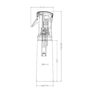 Buy cheap Food Grade 500ml Recycled PET Plastic Trigger Spray Bottles from wholesalers