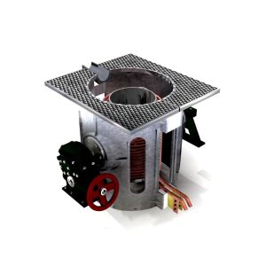 Buy cheap Electric Heating Copper Melting Furnace , Automatic Tilting Copper Melting Machine from wholesalers