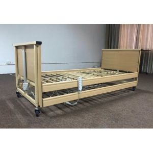 Buy cheap Medical Furniture 5 Function ICU 820MM Electric Hospital Bed Wooden from wholesalers