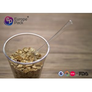 Buy cheap Washable Plastic Ice Cream Taster Spoons Transparent Color For Food Decoration from wholesalers