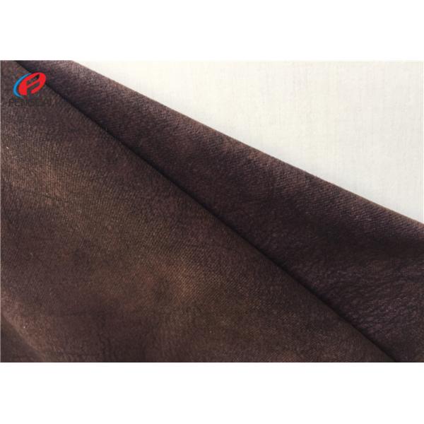 100 % Polyester Printed Velvet Upholstery Fabric Sofa Knitted Fabric , Eco -