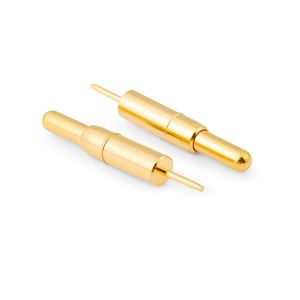 High Precision Brass C6801 Pogo Pin Connector Spring Loaded Dip Type Gold Plated