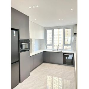 Buy cheap Wholesale Custom Panel Lacquer High Gloss Pet Design Modern Kitchen Cabinet from wholesalers