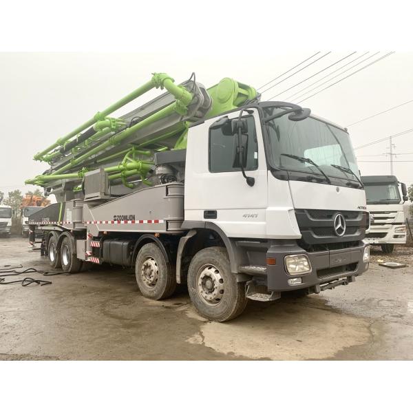 Quality Remanufactured Zoomlion 63m ACTROS 4141 Concrete Pumper Truck for sale