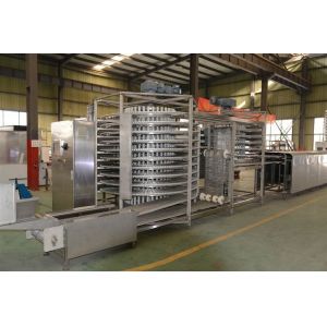 Buy cheap CE Bread Pizza Cooling Spiral Tower Conveyor from wholesalers