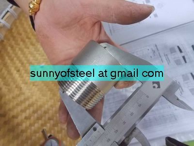 Buy cheap Hastelloy B2/UNS N10665/2.4617 coupling plug bushing swage nipple reducing insert union from wholesalers