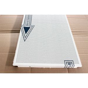 Buy cheap Fireproof Acoustic False Ceiling White Perforated Aluminum SGS Test from wholesalers