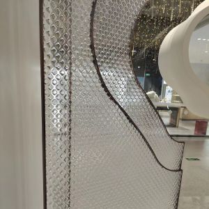 Customized Processing Custom Plexiglass Texture Board And Flower Texture Screen