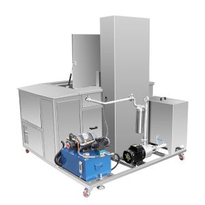 China Automatic Lifting Automobile Engine Ultrasonic Cleaning Machine Timing Heating on sale