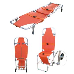 Buy cheap Portable And Durable Two-Wheel Foldable Chair-Type Rescue Stretchers from wholesalers