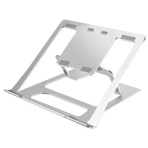 Grey Anodizing Angle Adjustable Notebook Folding Stand For Improved PC