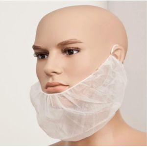 Buy cheap Double Elastic 40GSM Disposable Beard Nets from wholesalers