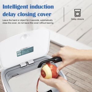 Automatic Sensor Trash Can 16L Recycler Kitchen Bin Rectangular Smart Bin