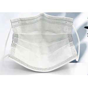 Buy cheap 17.5*9.5cm Disposable Medical Mask , Disposable Earloop Face Mask Easy Carrying from wholesalers