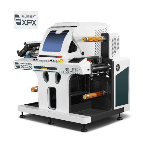 Sticker Label Digital Die Cutting Machine Max rewinder daimeter 1000M Max speed