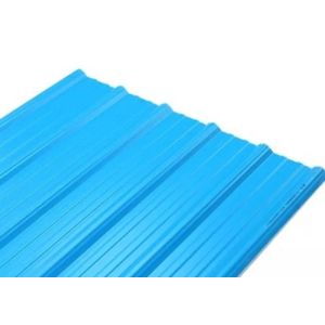 Noise Prevention Heat Insulation PVC Roofing Tiles 1130mm Width