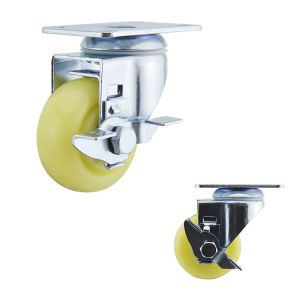 Buy cheap 75mm Wheel Side Locking Beige PP Medium Duty Casters from wholesalers