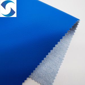 Buy cheap Customizable Synthetic Leather Fabric 0.65mm With 100% Polyester Brushed from wholesalers