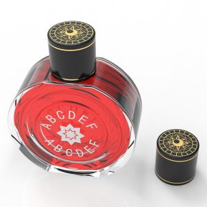 Buy cheap Mirror Zamak Perfume Caps Rectangle Shape With Customized Design from wholesalers