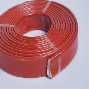 Buy cheap Fire Resistant Fiberglass Sleeving Anti Corrosive Chemicals Coated With Silicone Rubber from wholesalers