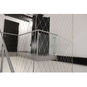Buy cheap Customized Flexible Stairway Architectural Wire Mesh With Ferrule from wholesalers