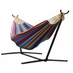 Buy cheap Stainless Steel Canvas Folding Hammock With Stand 200kg Weight Capacity from wholesalers