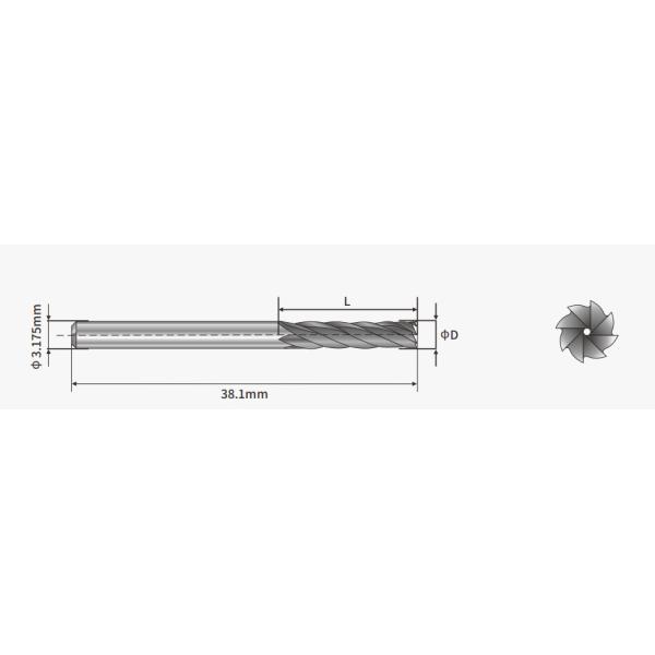 Buy cheap HSS Flat Bottom Drills PCB Router Bits from wholesalers