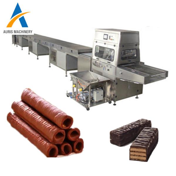 Stainless Steel Chocolate Enrober Machine Candy Cooling Tunnel Chocolate