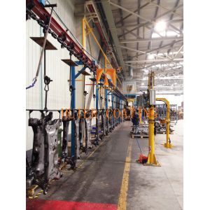 Buy cheap Customized Ceiling Mounted Chain Hanging Conveyor System With PLC Control For Heavy Load Handling from wholesalers