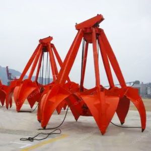 Buy cheap 12 CBM Polyp Hydraulic Grab Bucket Electro Wear Resistant from wholesalers