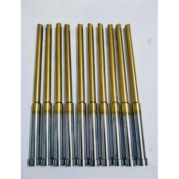 Quality Customized Mold Core Pins With TiN Coating Gold Natural Color HRC80 Hardness for sale