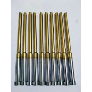 Buy cheap Customized Mold Core Pins With TiN Coating Gold Natural Color HRC80 Hardness from wholesalers