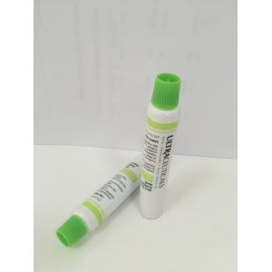 White Toothpaste ABL Laminated Tube With Top Seal / Color Cap ISO Certification