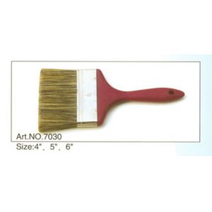 Buy cheap High quality plastic handle pure bristle Mixed tapered filament paint brush No.7030 from wholesalers