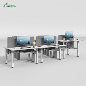 Buy cheap Modern Work Office Desk with Uplift Motorized Adjustable Desk and Stylish Cable Management from wholesalers