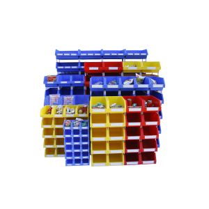 Buy cheap Stackable Plastic Bin for Storage of Parts and Screws in Solid Box Style 174x317x76mm from wholesalers