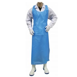 Disposable CPE Apron / Dental Apron Sleeveless With Superior Strength