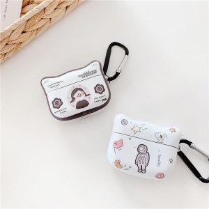 Wireless Chargeable Airpods Protective Cases IMD Cartoon Anti Lost Loop