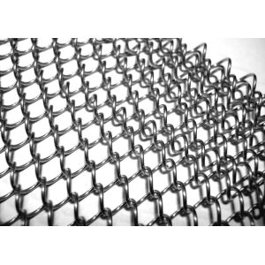 Buy cheap Flexible Decorative Wire Mesh , Stable Stainless Steel Chain Mesh Curtain from wholesalers