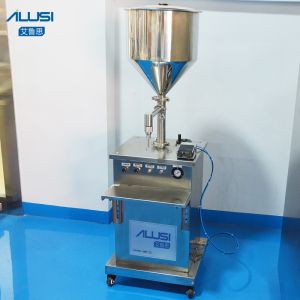 Pneumatic Hand Sanitizer Liquid Filling Machine With 30L Hopper