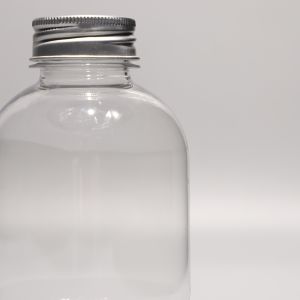Buy cheap Transparent PET Bottles with Screw On Aluminum Caps from wholesalers
