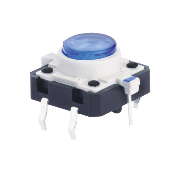 Quality 15x15 Sculptured Cap Illuminated Push Button Switch For Console for sale