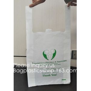 Buy cheap Cheap T-Shirt Compostable Bags Biodegradable Bag For Food, T-Shirt Garment Plastic Bags Compostable 100% Biodegradable from wholesalers