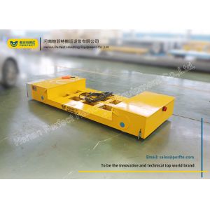 Dragging Cable Powered Material Transfer Cart For Rail Steel Metal Transporter